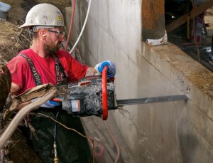 concrete hand sawing